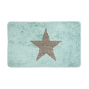 Tapis de bain Bleu 78x48x1 cm