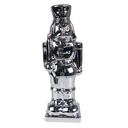 Dekoration Nussknacker Silberfarbig 8x7x23 cm
