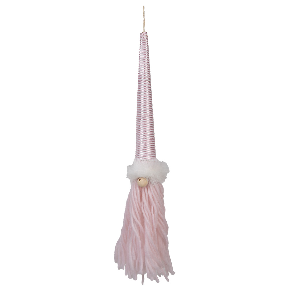 Decoratie hanger kabouter 6x6x48 cm