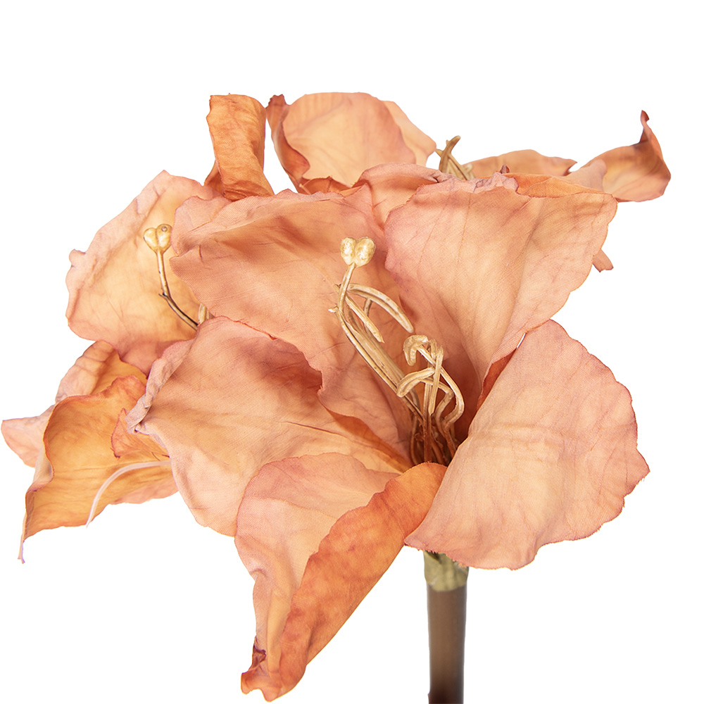 Fiori Finti Arancio Marrone 16x16x65 cm
