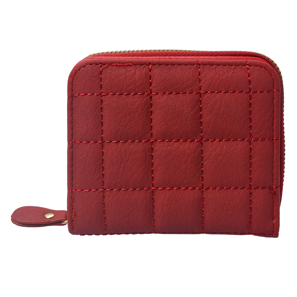 Portemonnee 11x10 cm rood
