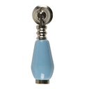 Poignée de porte Bleu 2x2x6 cm / S4 cm