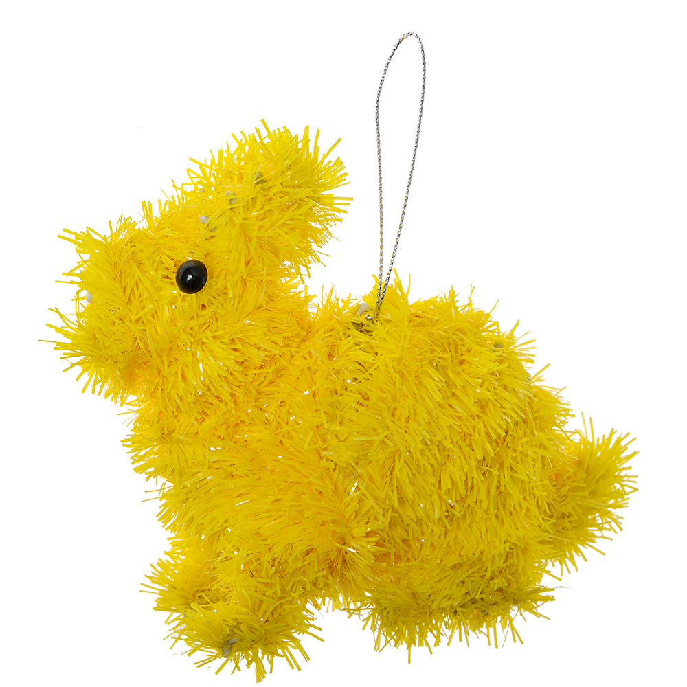 Decorative Hanger Rabbit Yellow 11x5x14 cm