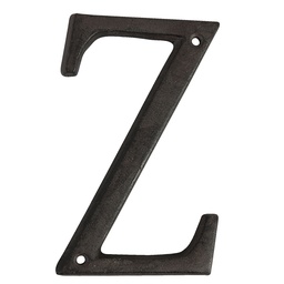 [6Y0840-Z] Buchstabe Z Braun 8x1x13 cm