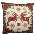 Federe Cuscini Beige Rosso 45x45 cm