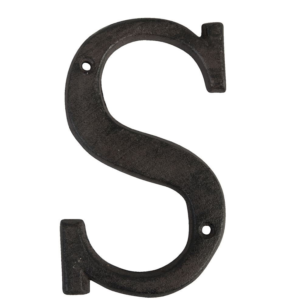 Letter S 8x1x13 cm