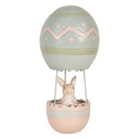 Image de décoration Lapin Beige Bleu Ø 12x25 cm