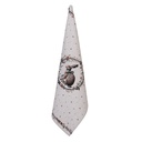 Torchon Beige Marron 50x70 cm