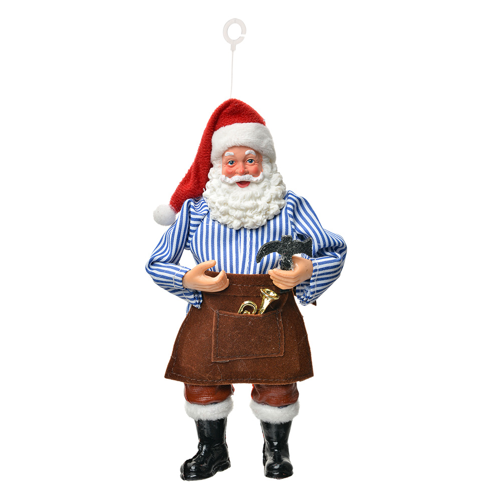 Decoratie Hanger Kerstman 10x6x17 cm