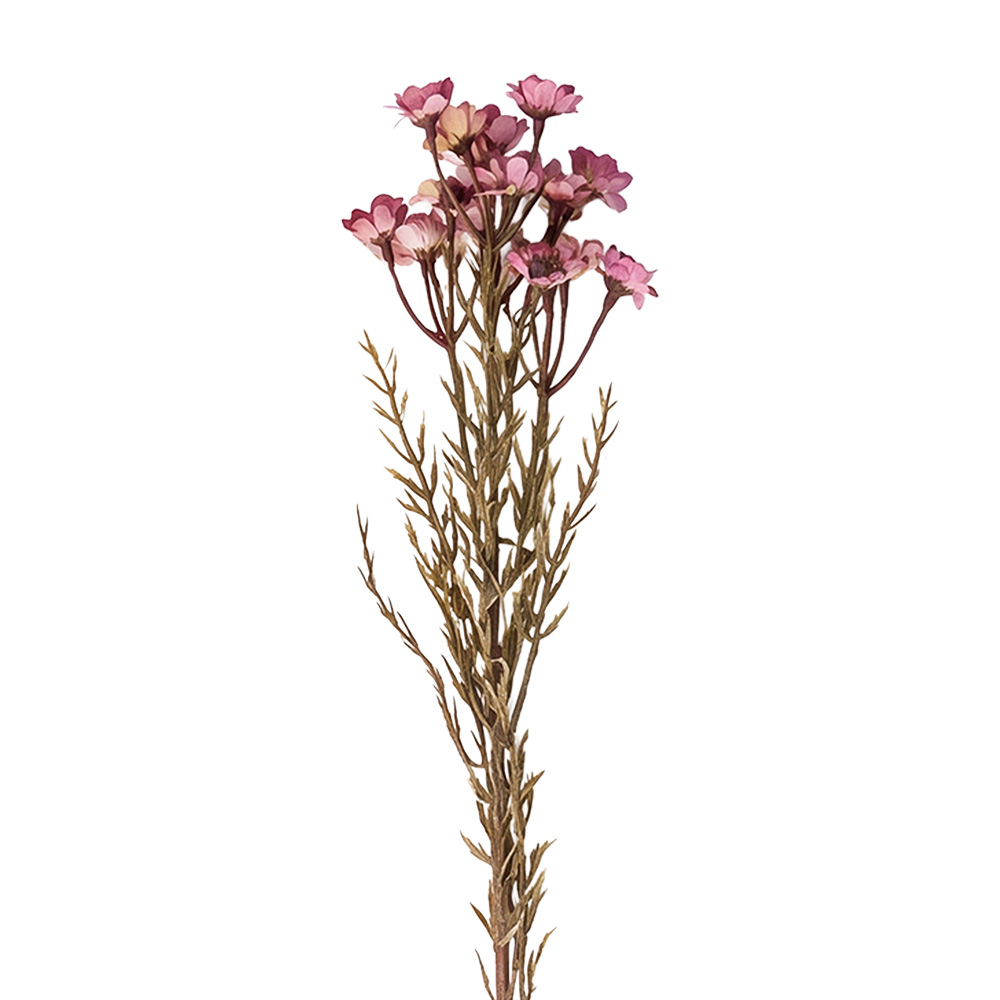 Branche de décoration avec fleurs Rose 77 cm