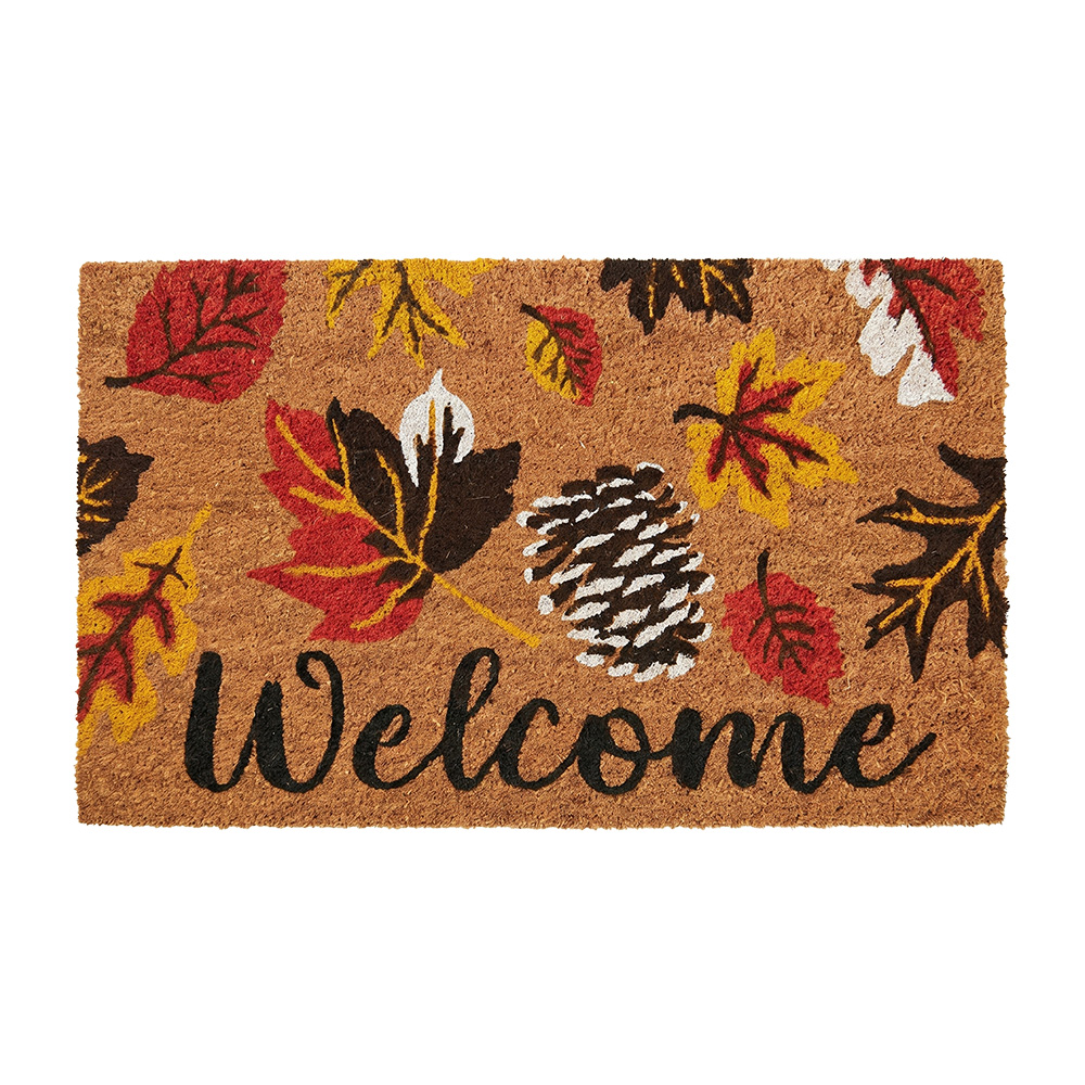 Doormat Inside Brown Black 75x45x1 cm