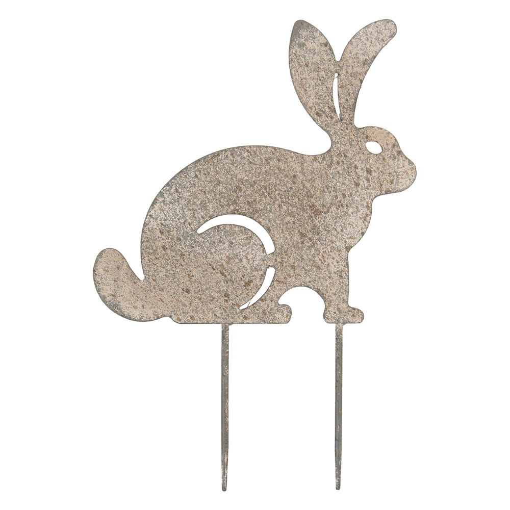 Spuntone da Giardino Coniglio Grigio Beige 23x1x35 cm