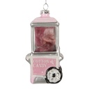 Palla di natale Rosa 6x5x11 cm