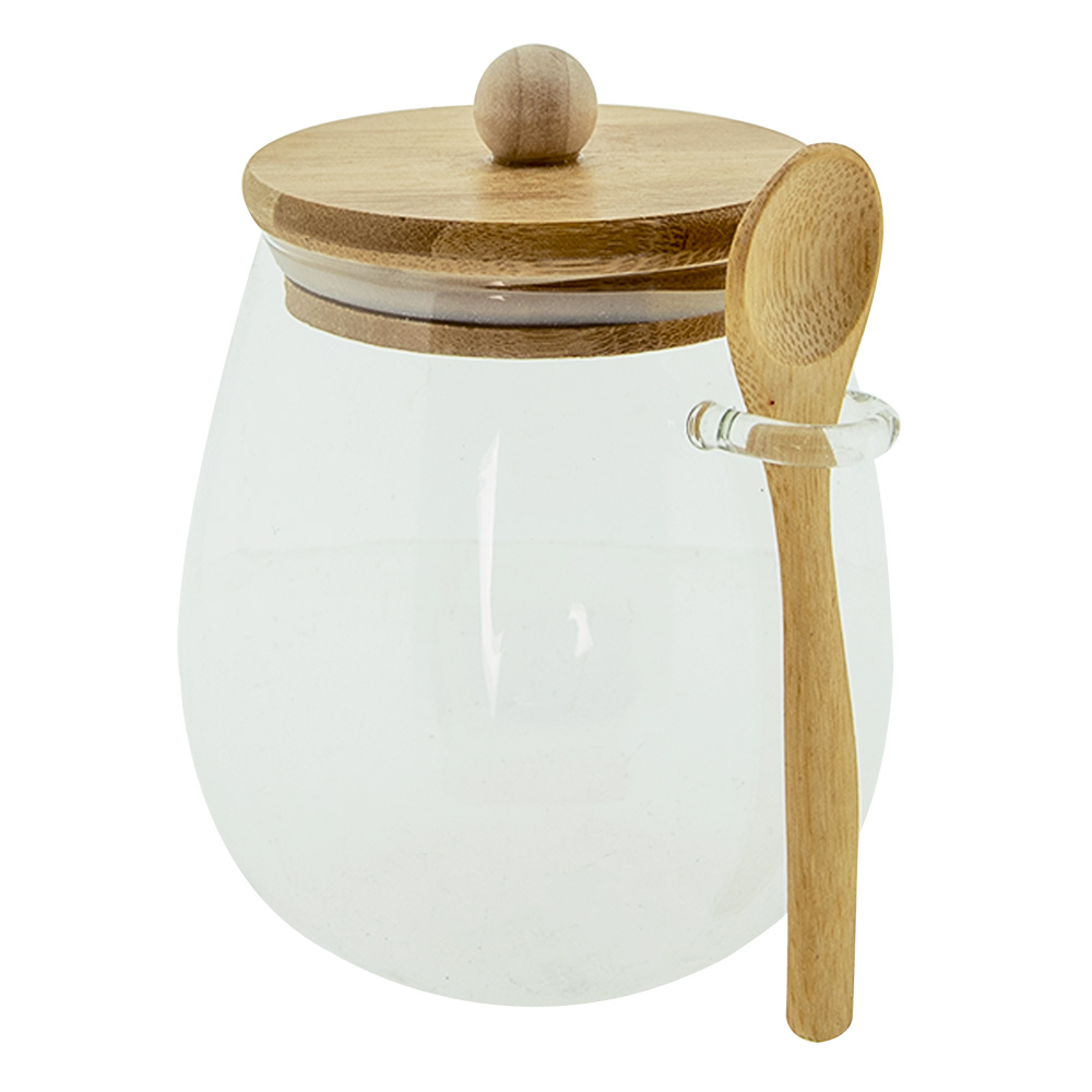 Voorraadpot met deksel 12x11x13 cm / 660 ml