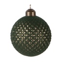 Weihnachtskugel Grün Ø 8x9 cm