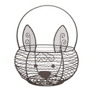 Basket Rabbit Brown Ø 20x12/27 cm