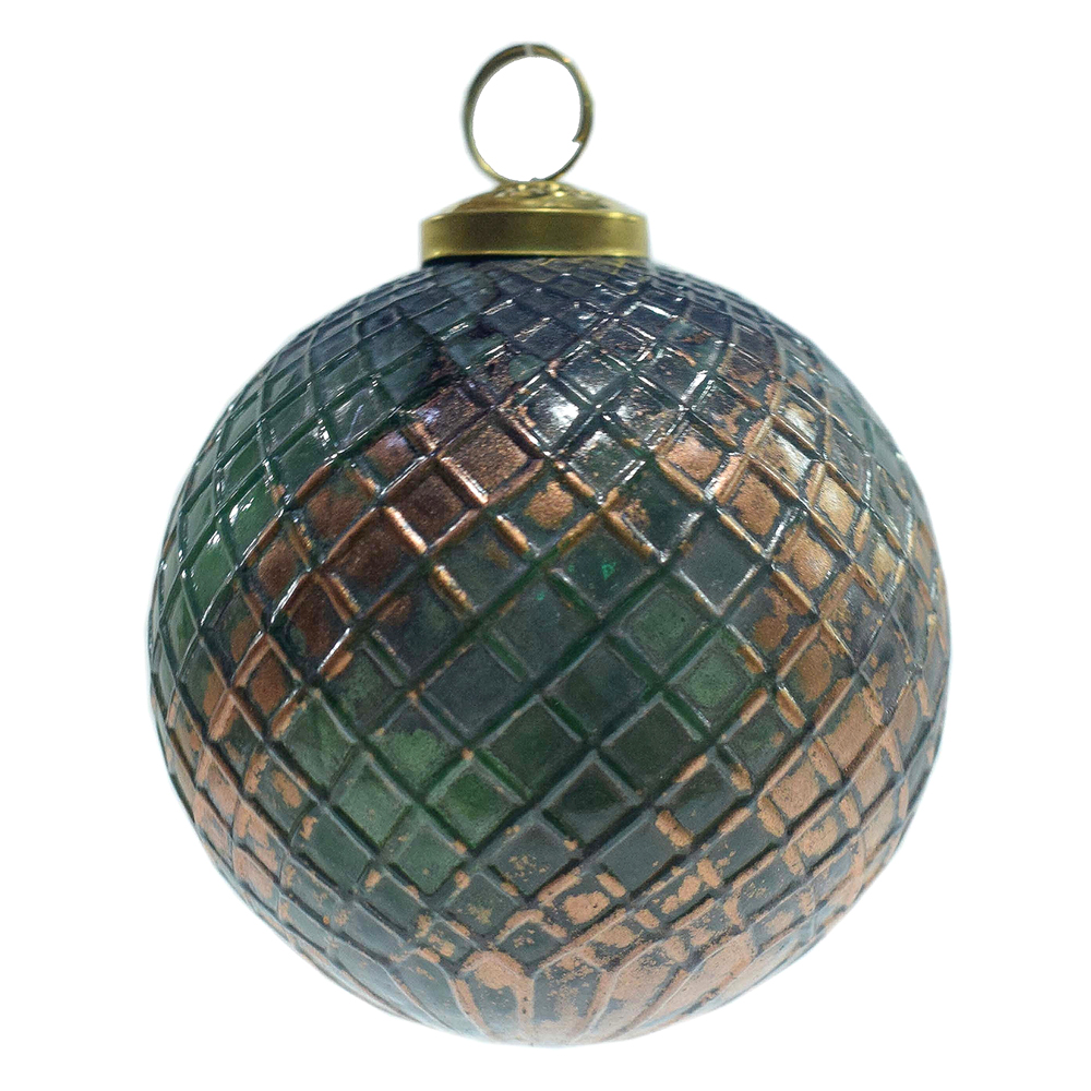 Christbaumkugel Grün Ø 10x10 cm
