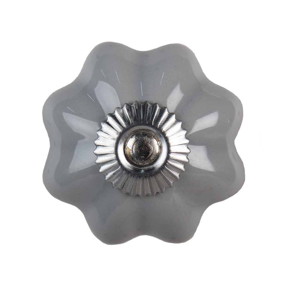 Pomello per Porta Grigio Ø 5x3 cm / S3 cm