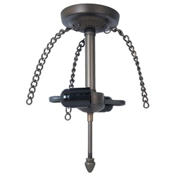 [5LL-82] Chaîne de pendentifs Tiffany Marron 15x15x33 cm E27/max 2x60W