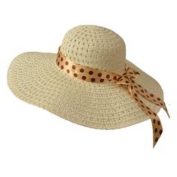 [JZHA0122] Hat Women Beige 57 cm