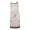 Tablier Beige Marron 70x85 cm
