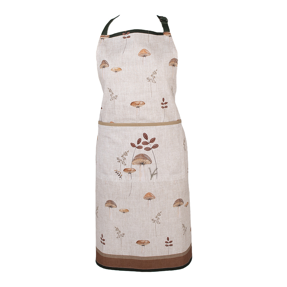 Tablier Beige Marron 70x85 cm
