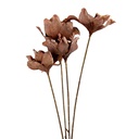 Decorative Artificial Branch with flowers Brown Green 8x5x60 cm