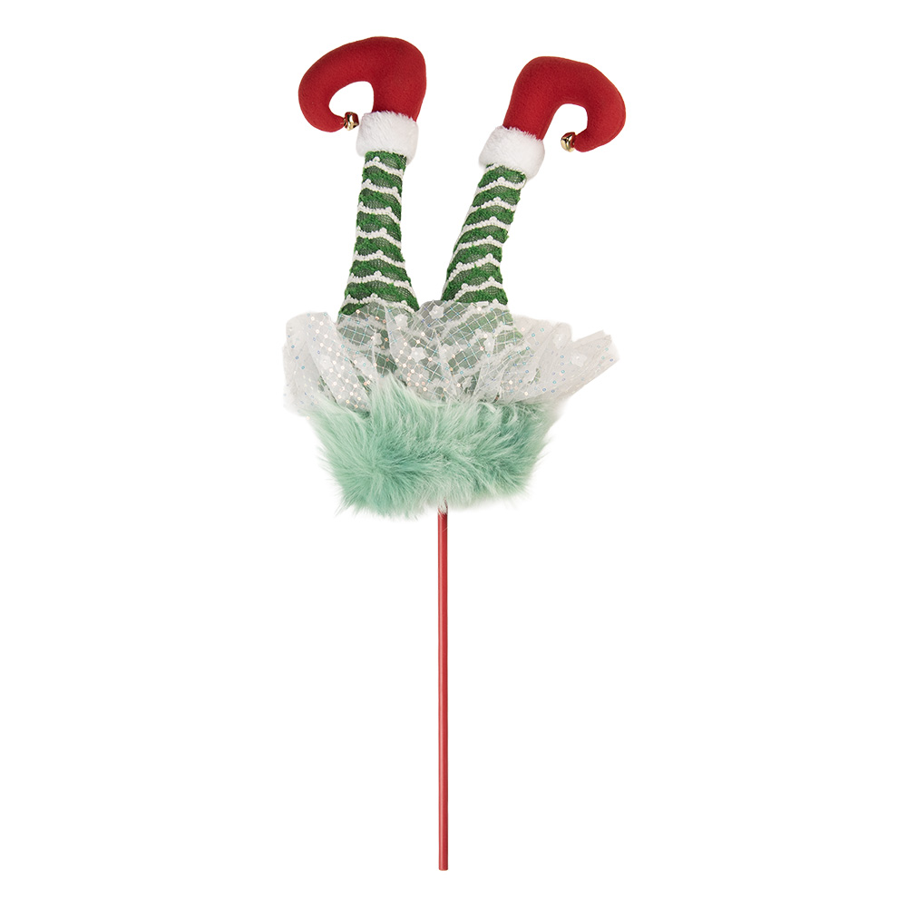 Decoratie Kerst Elfenbenen 22x10x75 cm