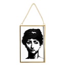 Hanger in glas 10x1x15 cm