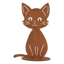 Decoratie kat 13x11x20 cm