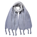 Foulard Donna Grigio 32x220 cm