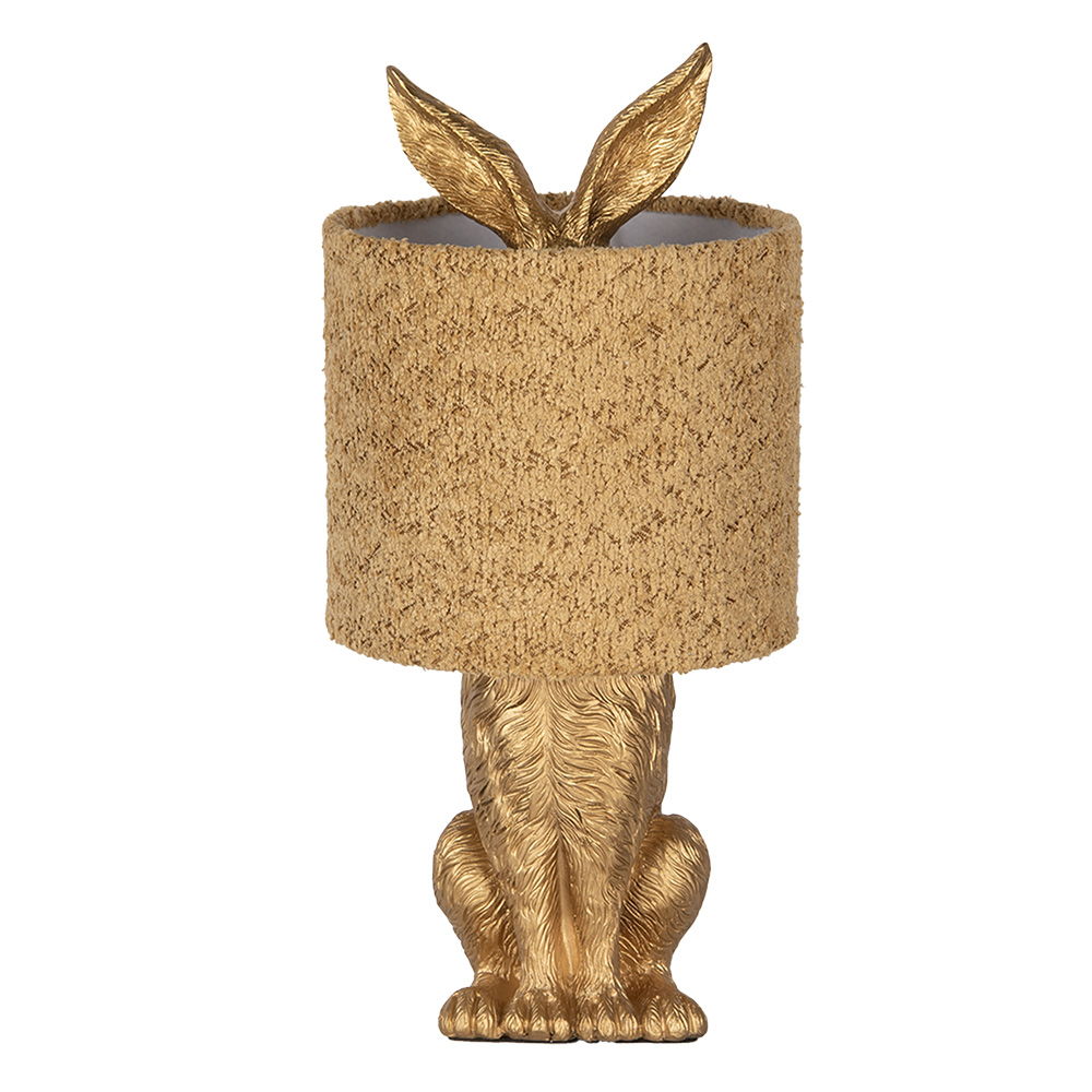 Tischlampe Goldfarbig Gelb Ø 20x43 cm E27/max 1x60W