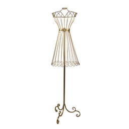 [5Y1271] Mannequin Femme Couleur or 42x36x142 cm