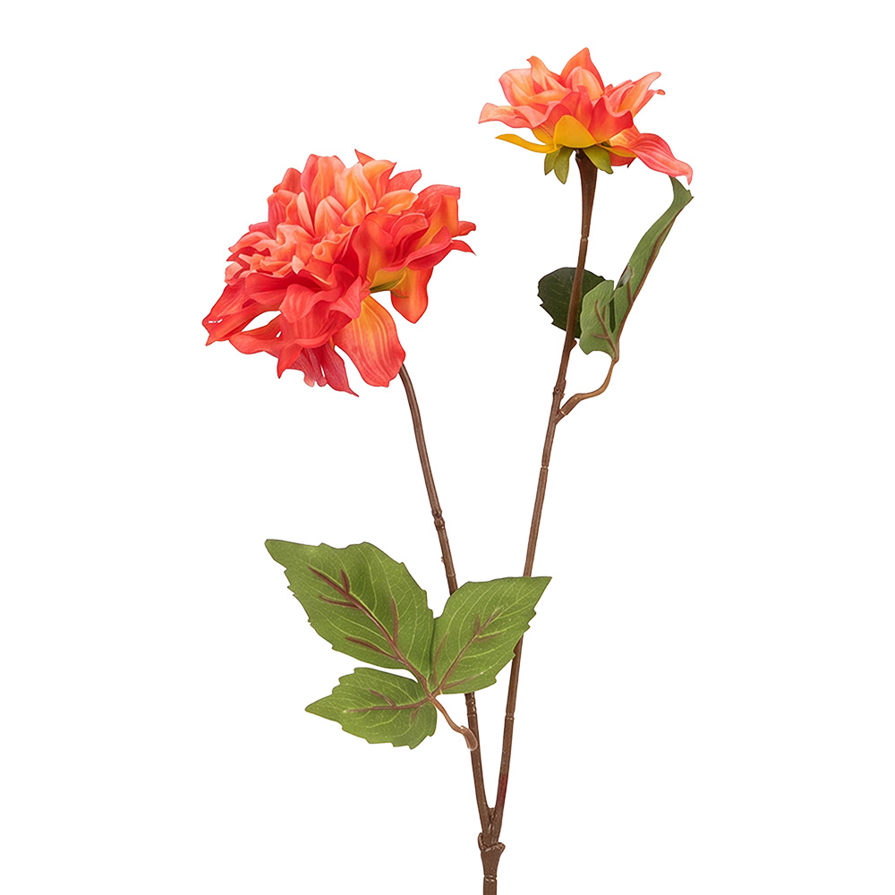 Decoratie tak met bloemen 60 cm
