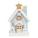 Décoration Maison avec LED Bleu Rose 9x8x15 cm