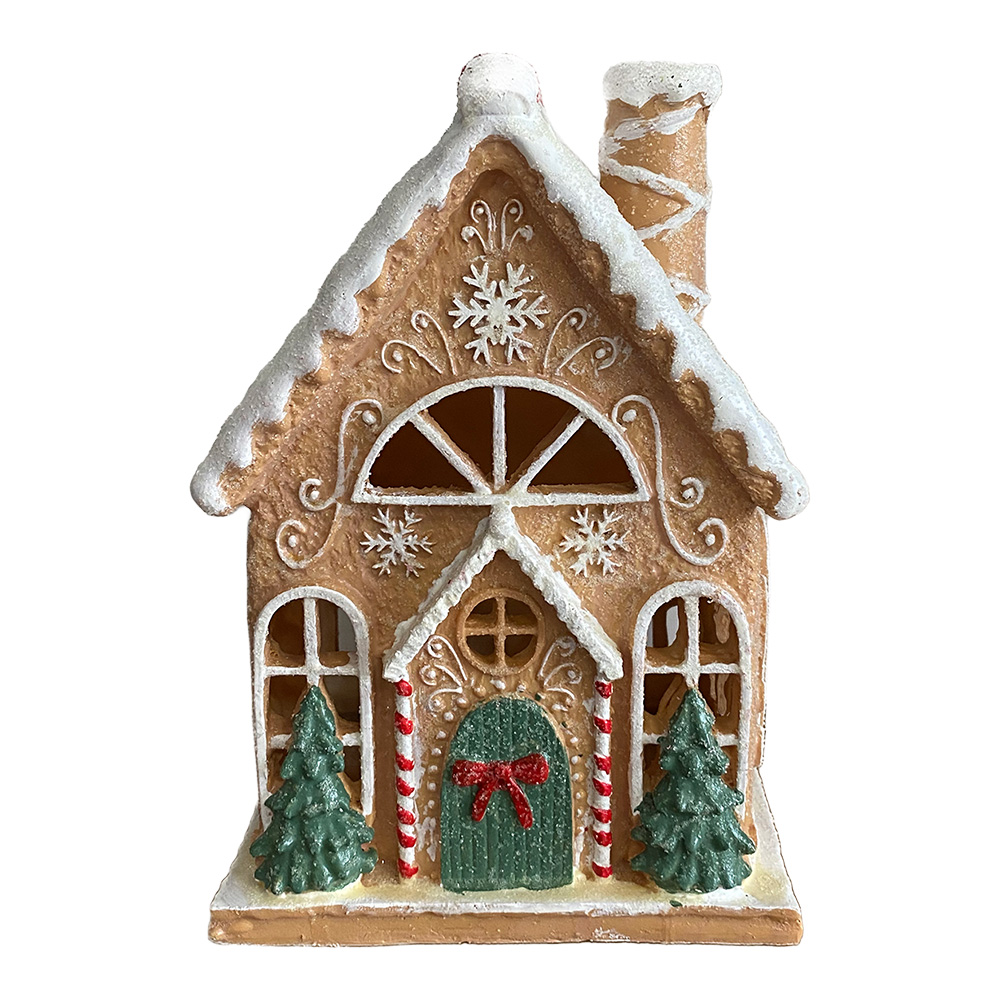 Decoratie huis 16x15x23 cm