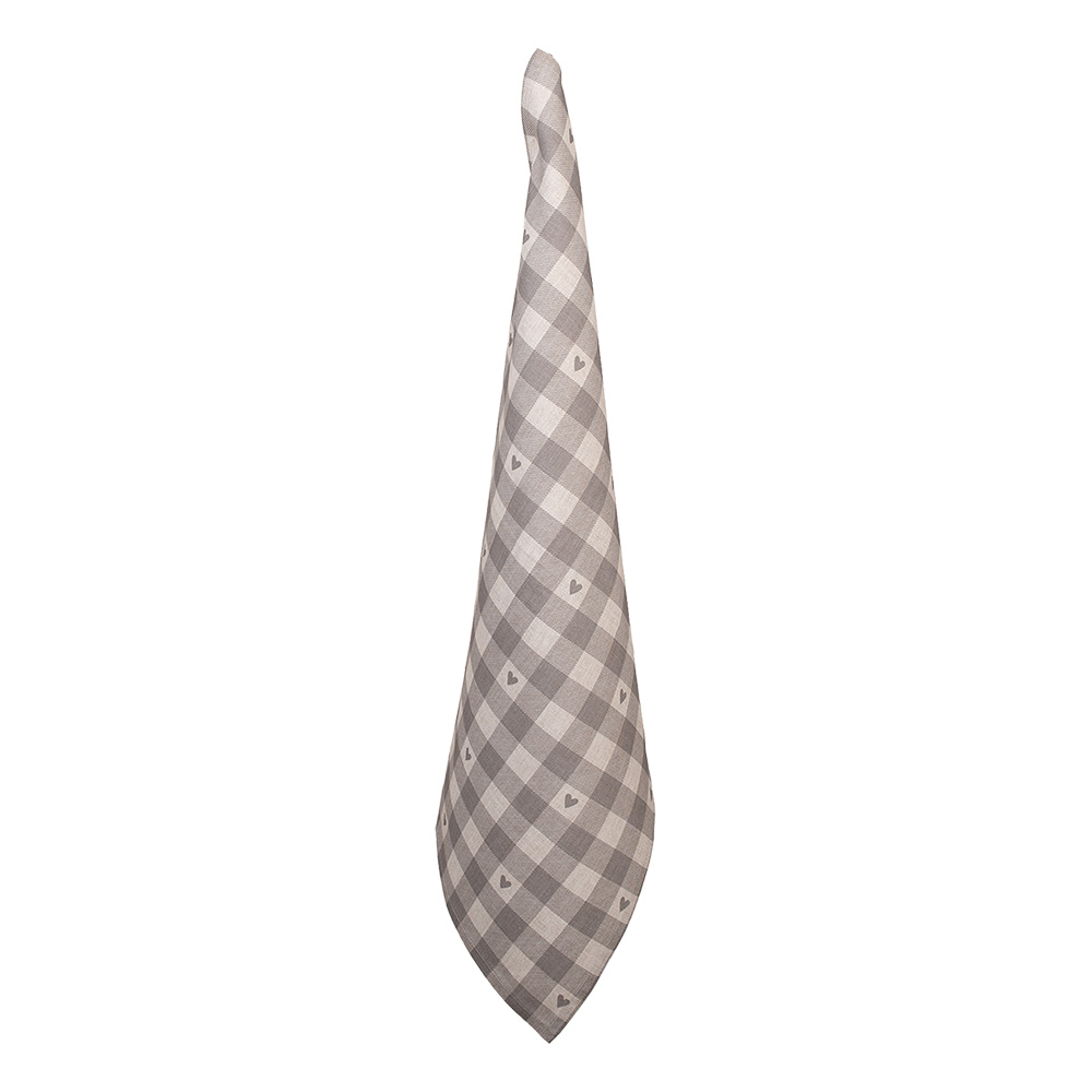 Geschirrtuch Beige Grau 50x70 cm