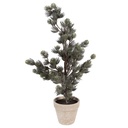 Decorative Tree Green Brown 30x30x65 cm