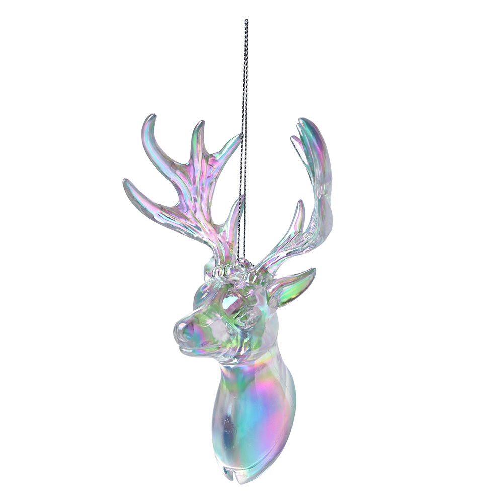 Decoratie hanger rendier 9x6x14 cm