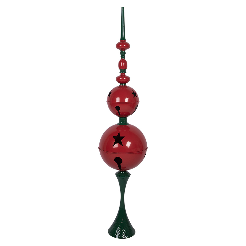 Decoration pillar Red Green Ø 31x145 cm