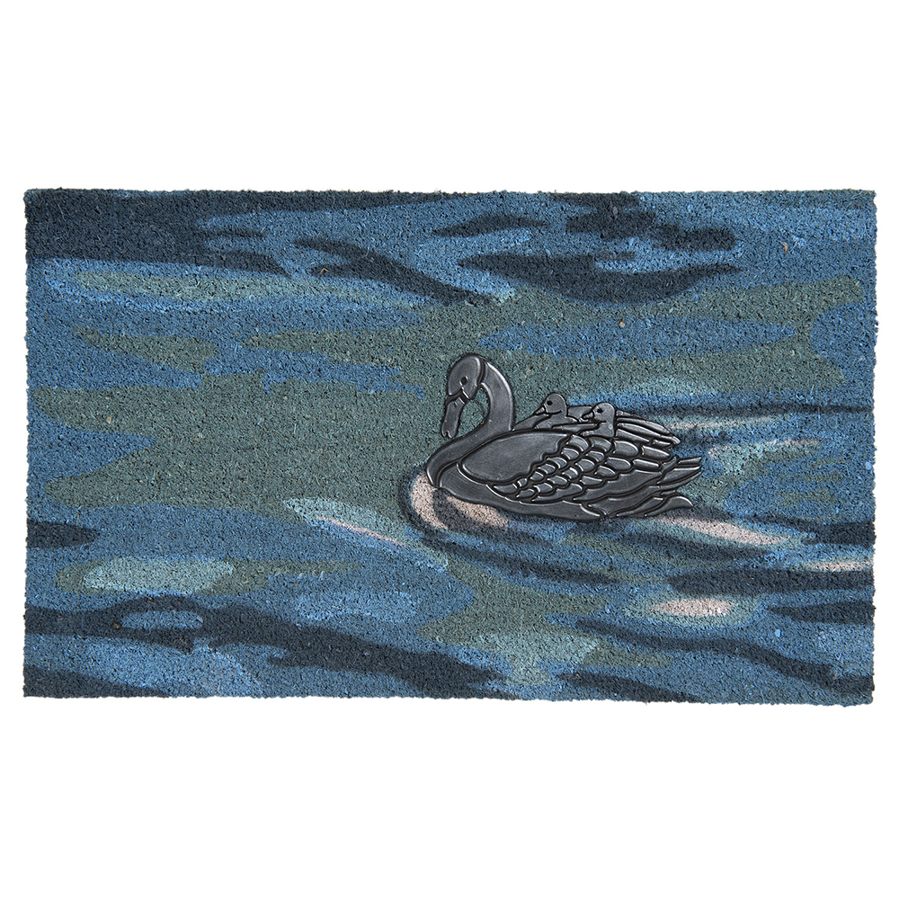 Paillasson intérieur Bleu 75x45x1 cm