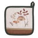 Topflappen Beige Braun 20x20 cm