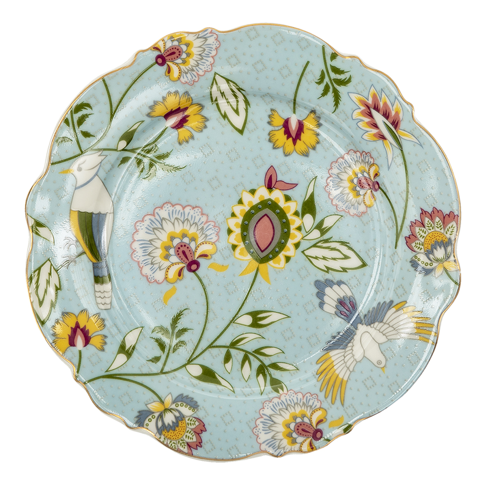 Crockery Breakfast Plates Blue Ø 20x2 cm