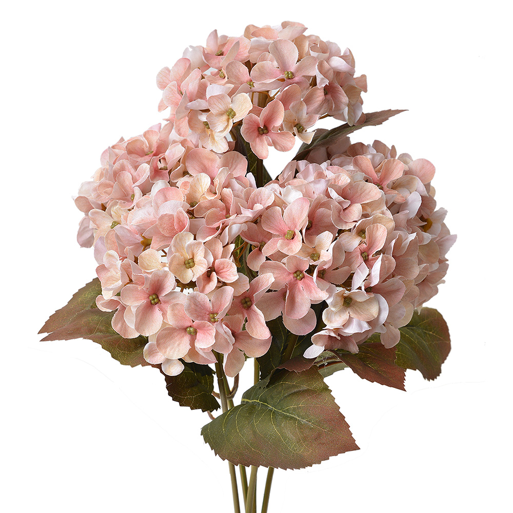 Kunstbloem hortensia 18x16x44 cm