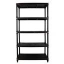 Schrank Schwarz 110x40x210 cm