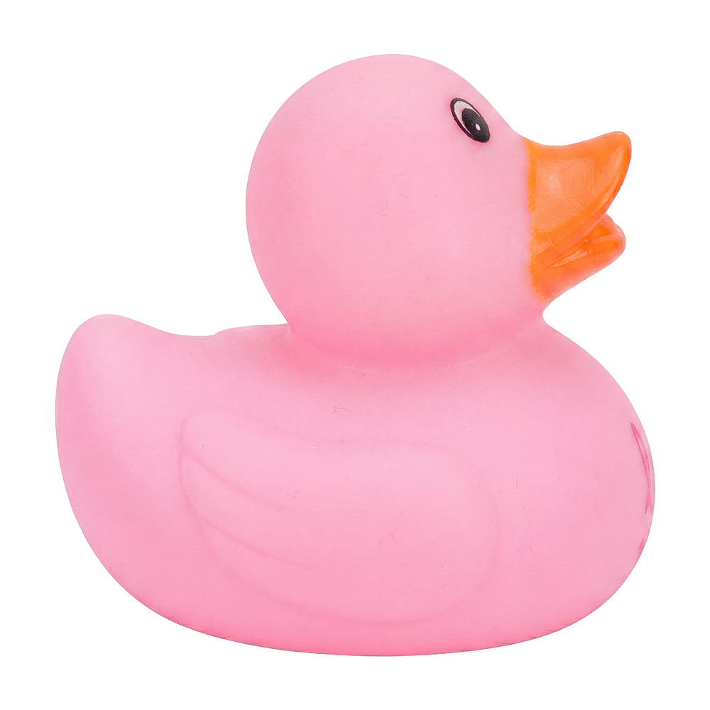 Décoration canard de bain Rose 6x6x6 cm