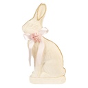 Decoration Statue Rabbit Beige 22x8x41 cm