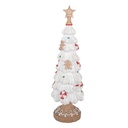 Weihnachtsdeko Weihnachtsbaum Weiß Braun Ø 12x38 cm