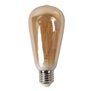 Lampe LED Marron Ø 6x14 cm E27/3W
