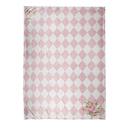 [SWR60] Plaid Pile Rosa Bianco 130x170 cm